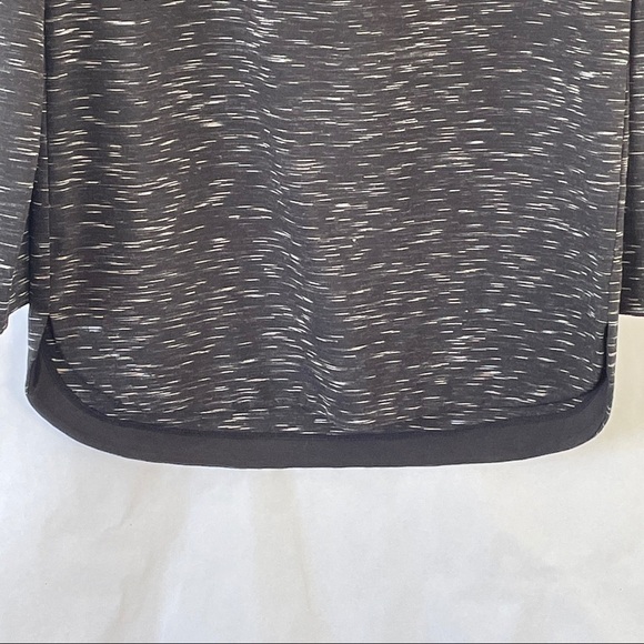 114. Merona crewneck casual tunic marbled gray sz M - Picture 3 of 9
